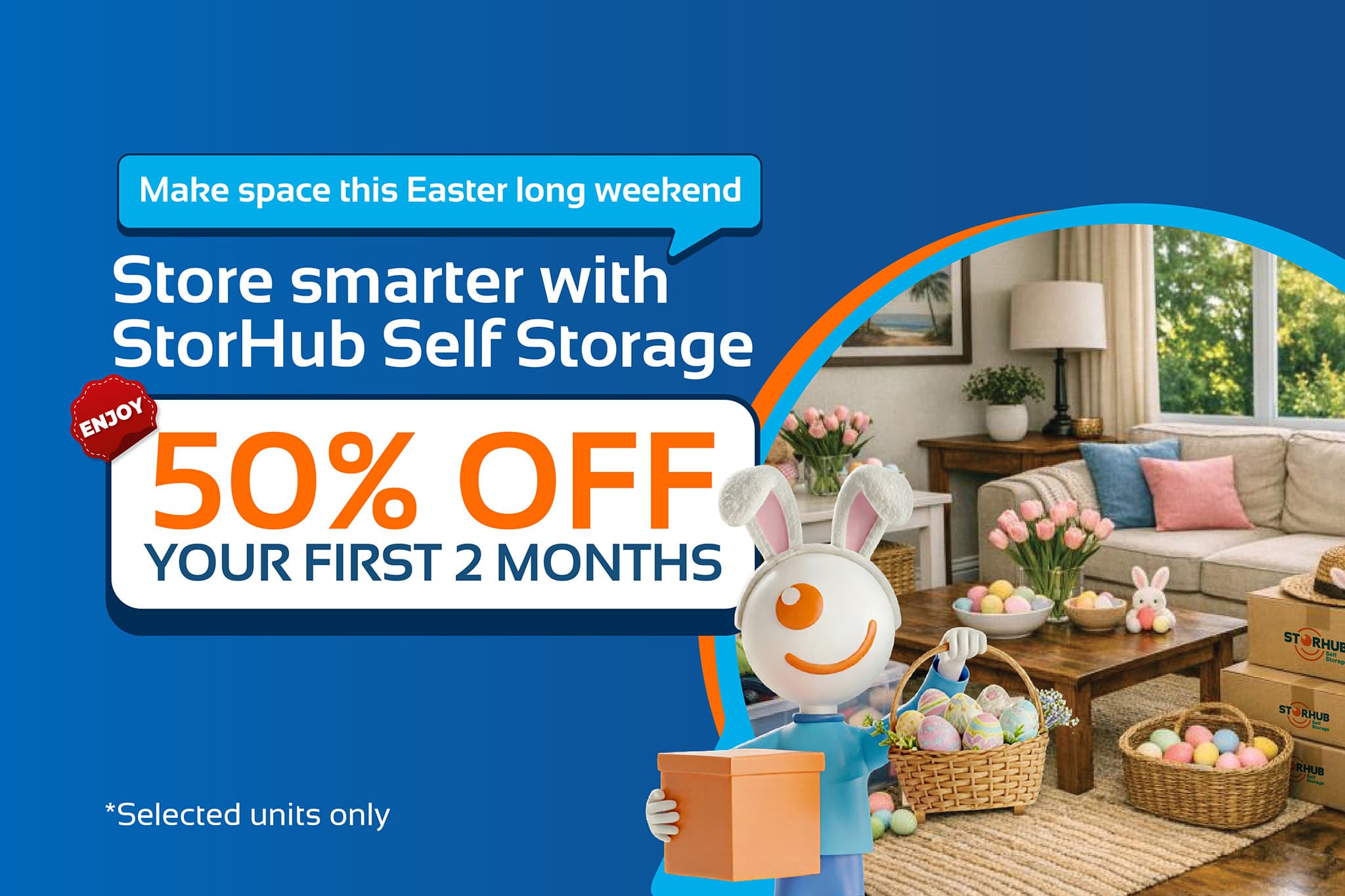 Easter Special: 50% Off Your First 2 Months
