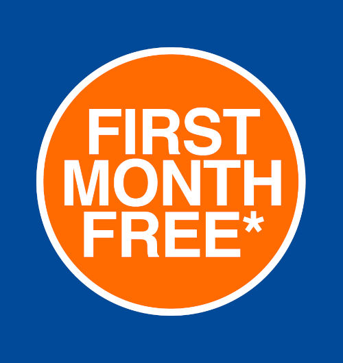 Exclusive New sign-up promotion – Get First Month Free!