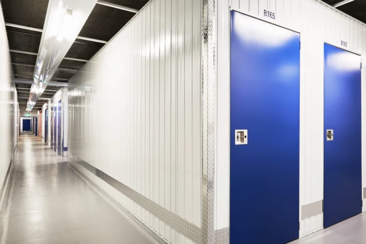 different sized storage units