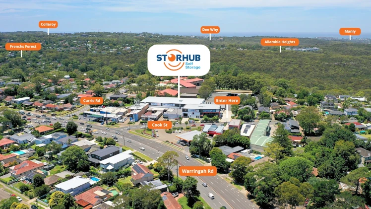 Storhub Forestville map